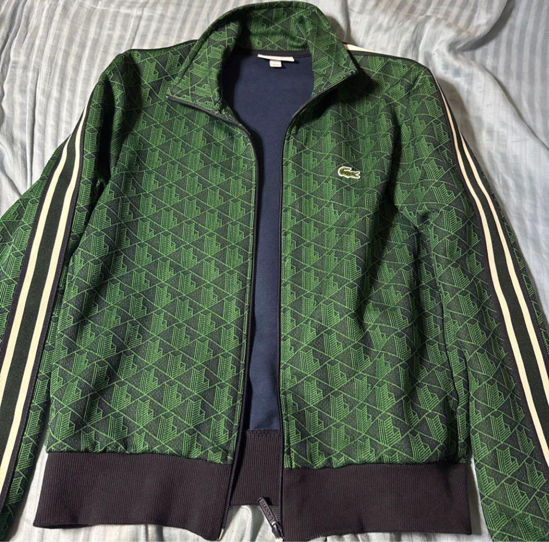 LACOSTEトラックジャケット　緑　 グリーン sサイズ値下げ交渉あり