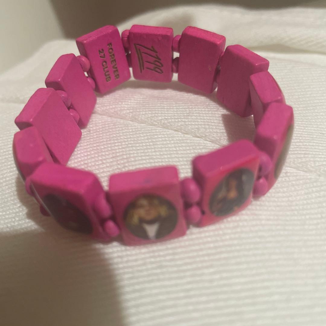 bazo1199 Forever 27club bracelet クリアピンク