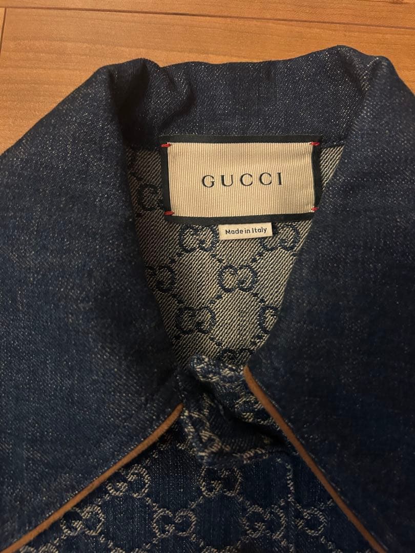 GUCCI インディゴ　デニム　ジャケット　アウター