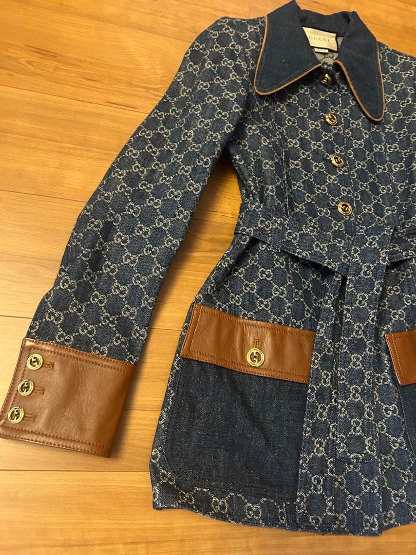 GUCCI インディゴ　デニム　ジャケット　アウター