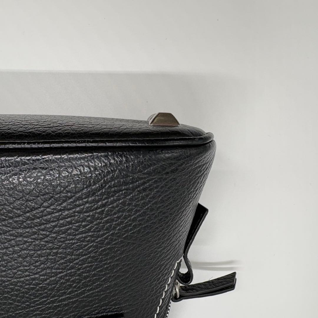 メゾンマルジェラ 5AC 2way ショルダーバッグ ハンドバック ブラック 黒