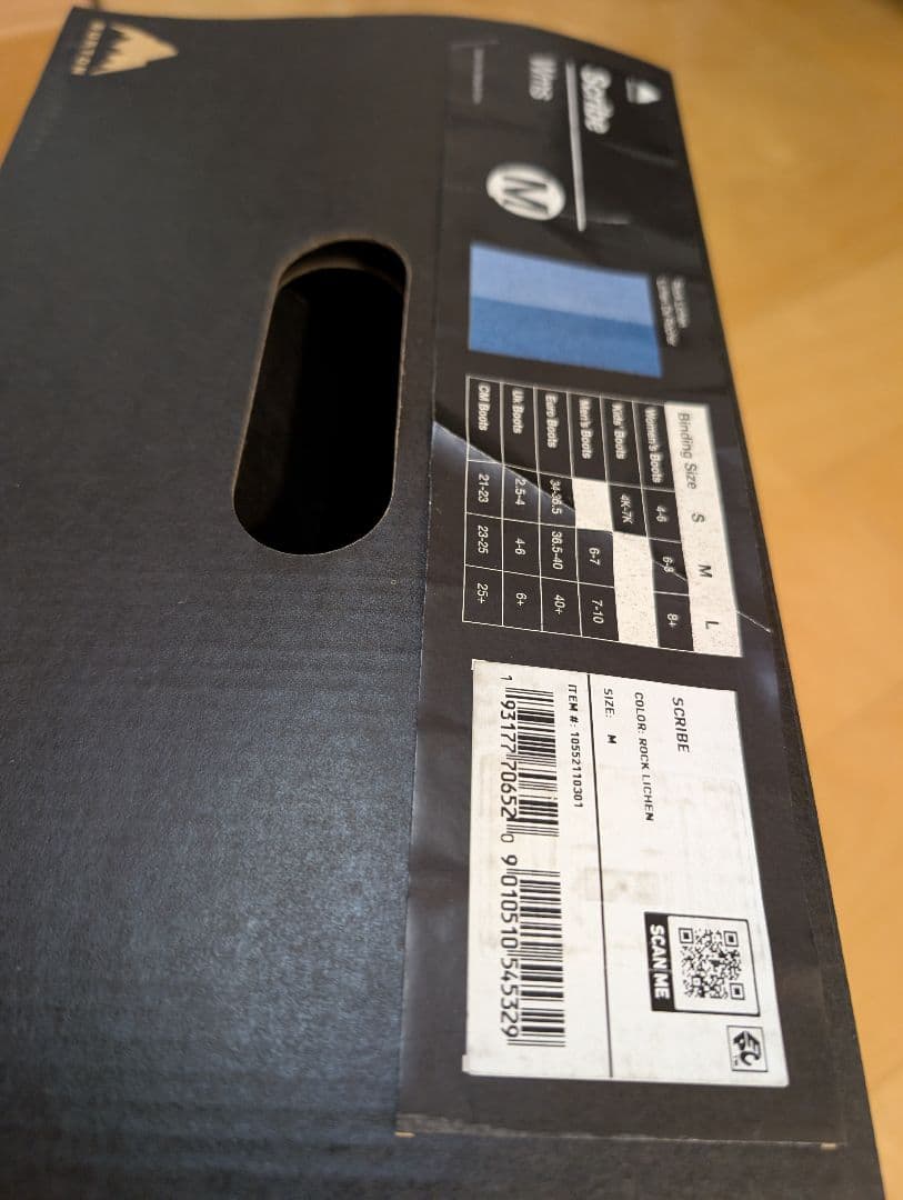 ウィメンズ バートン スノーボードバインディング スクライブ ロックライケン М