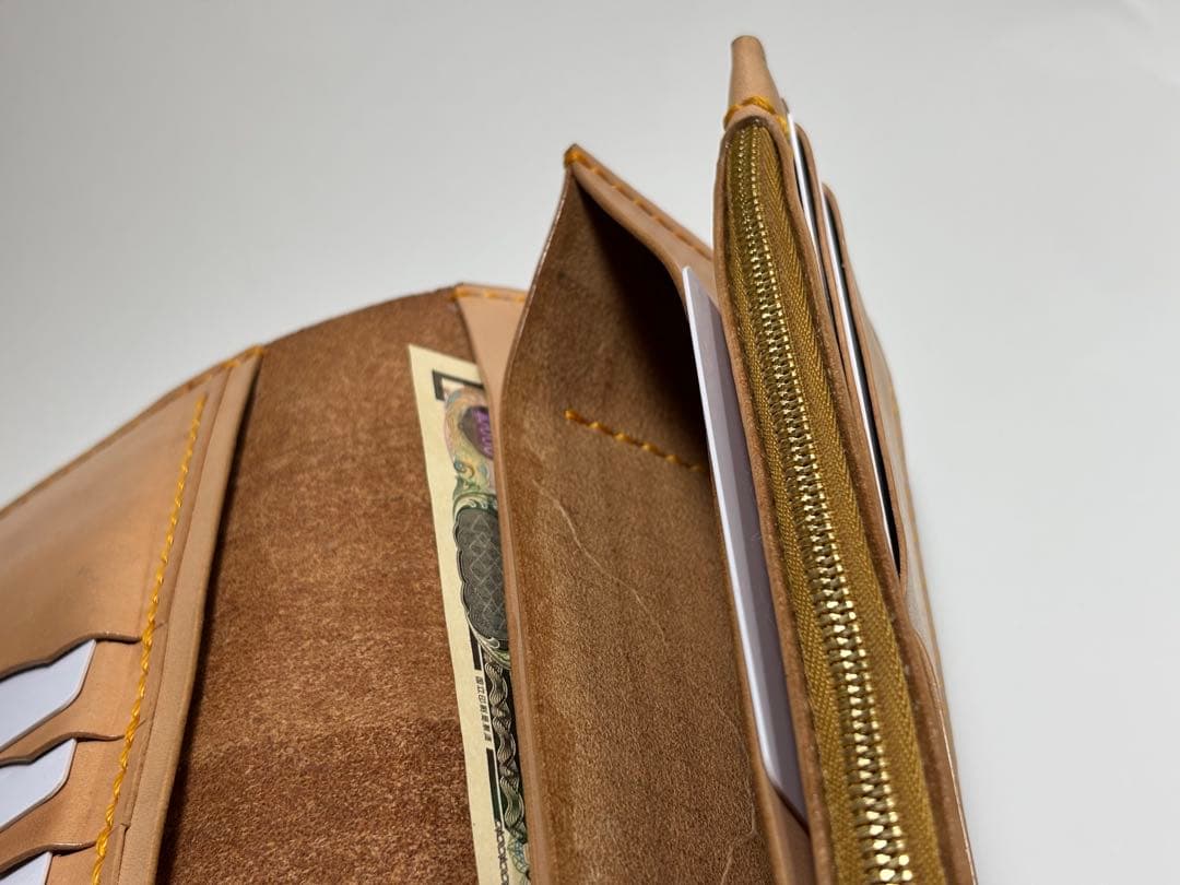 Koto様専用 【年末セール】ロングウォレット 長財布 レザーカービング