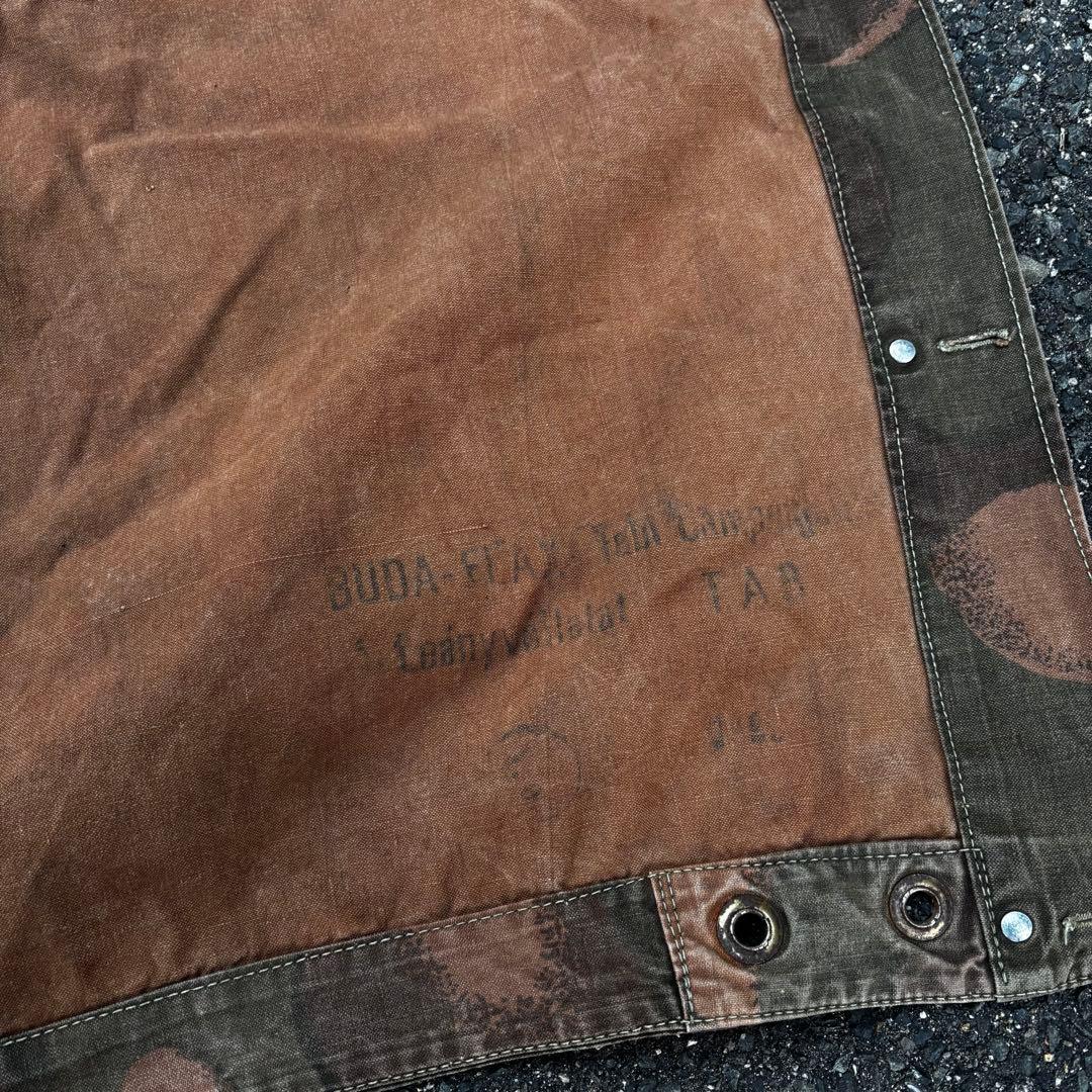 美品希少、入手困難！ハンガリー軍幕　ポンチョテント　2枚セット　ハリケーンカモ