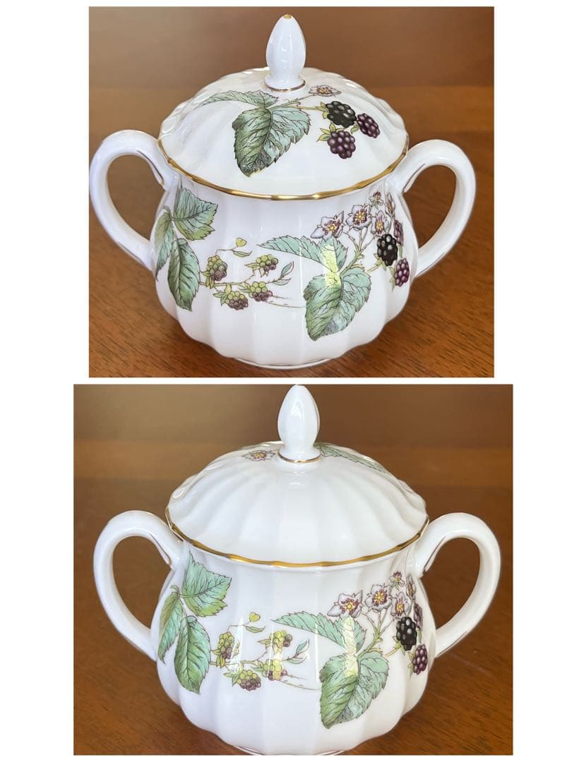 【希少品】英国製　ロイヤルウースター★ラビニア★小さなティーポットセット