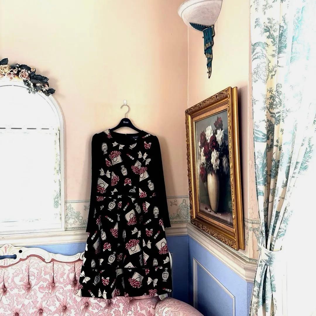 エムズグレイシー　カタログ掲載お色、デザイン違い　ニットドッキングワンピース38