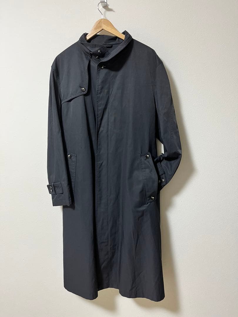 SANYO ライナー付きGORE-TEX ステンカラーコート LL 極美品 濃紺