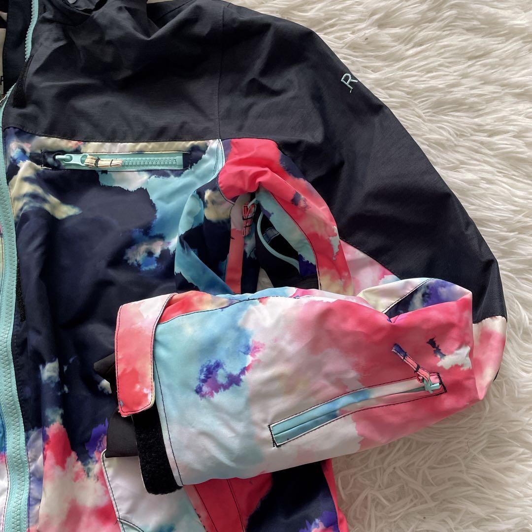 美品✴︎ROXY スノーボードウェア 上下セット マルチカラー M レディース