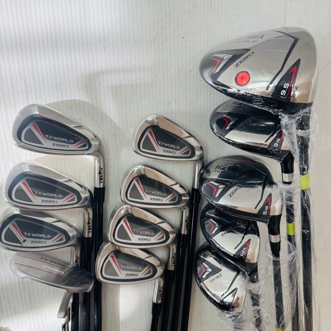 【新品未使用品】ホンマ T WORLD ZERO ゴルフクラブ　フルセット