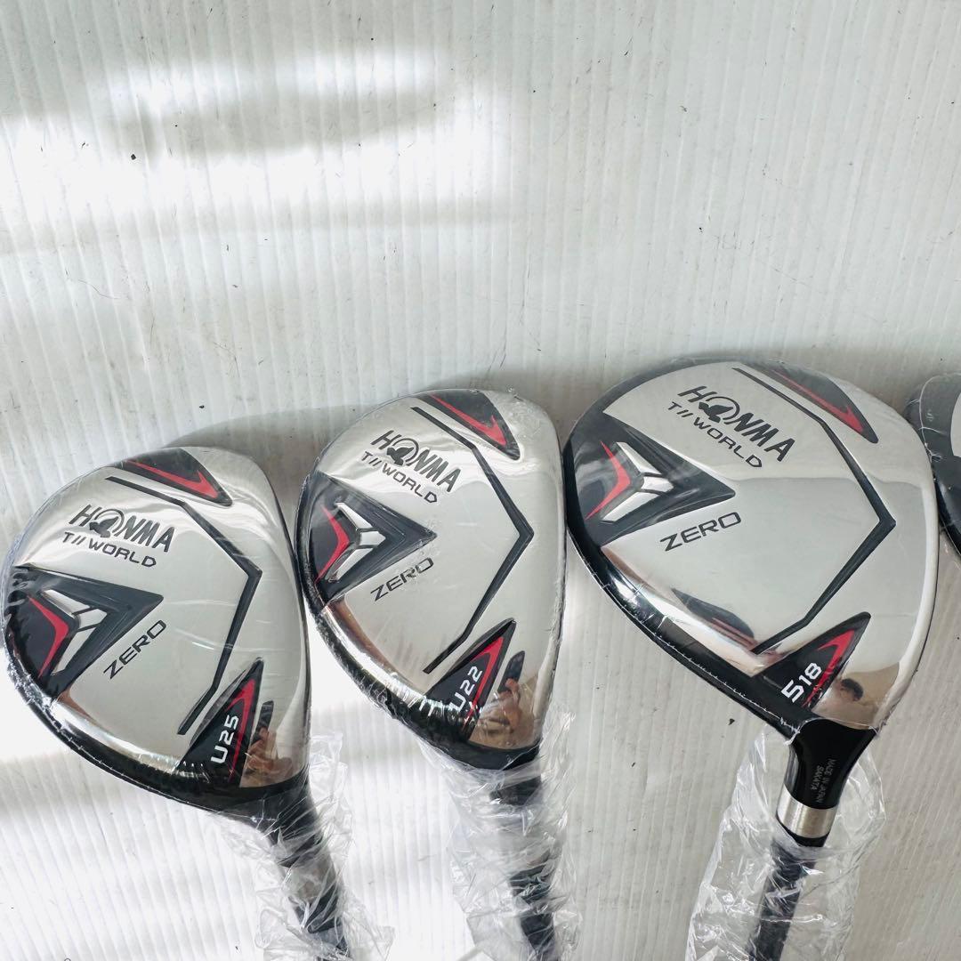 【新品未使用品】ホンマ T WORLD ZERO ゴルフクラブ　フルセット