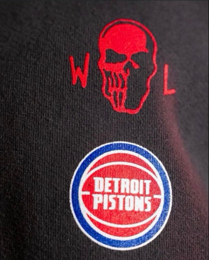 デトロイト✖️ピストンズ✖️ドクロ✖️スカル✖️NBA✖️ビッグサイズパーカー✖️USXXL