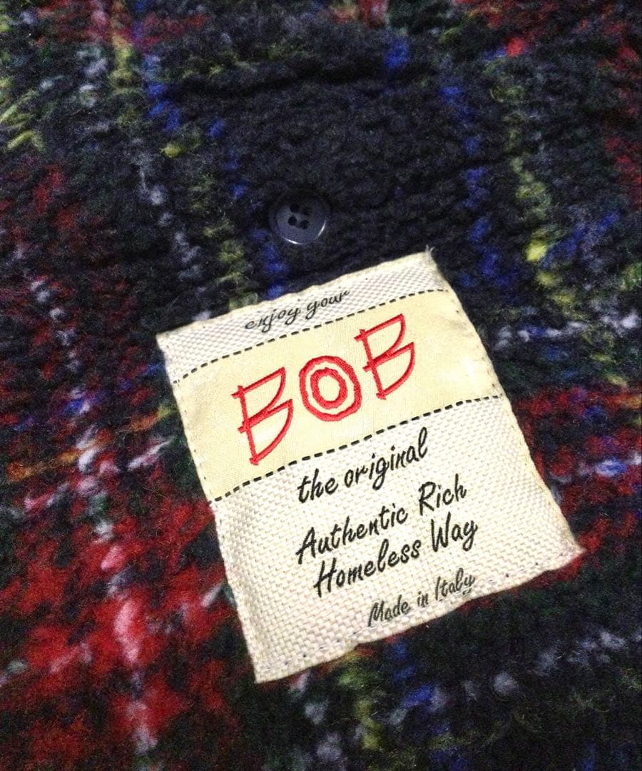 美品「BOB」9042-0509 2WAY モッズコート 50 イタリア製