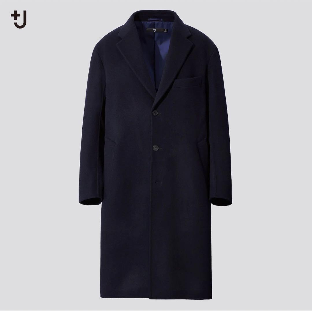 よ*ー様 UNIQLO +J カシミヤブレンドオーバーサイズチェスターコート L
