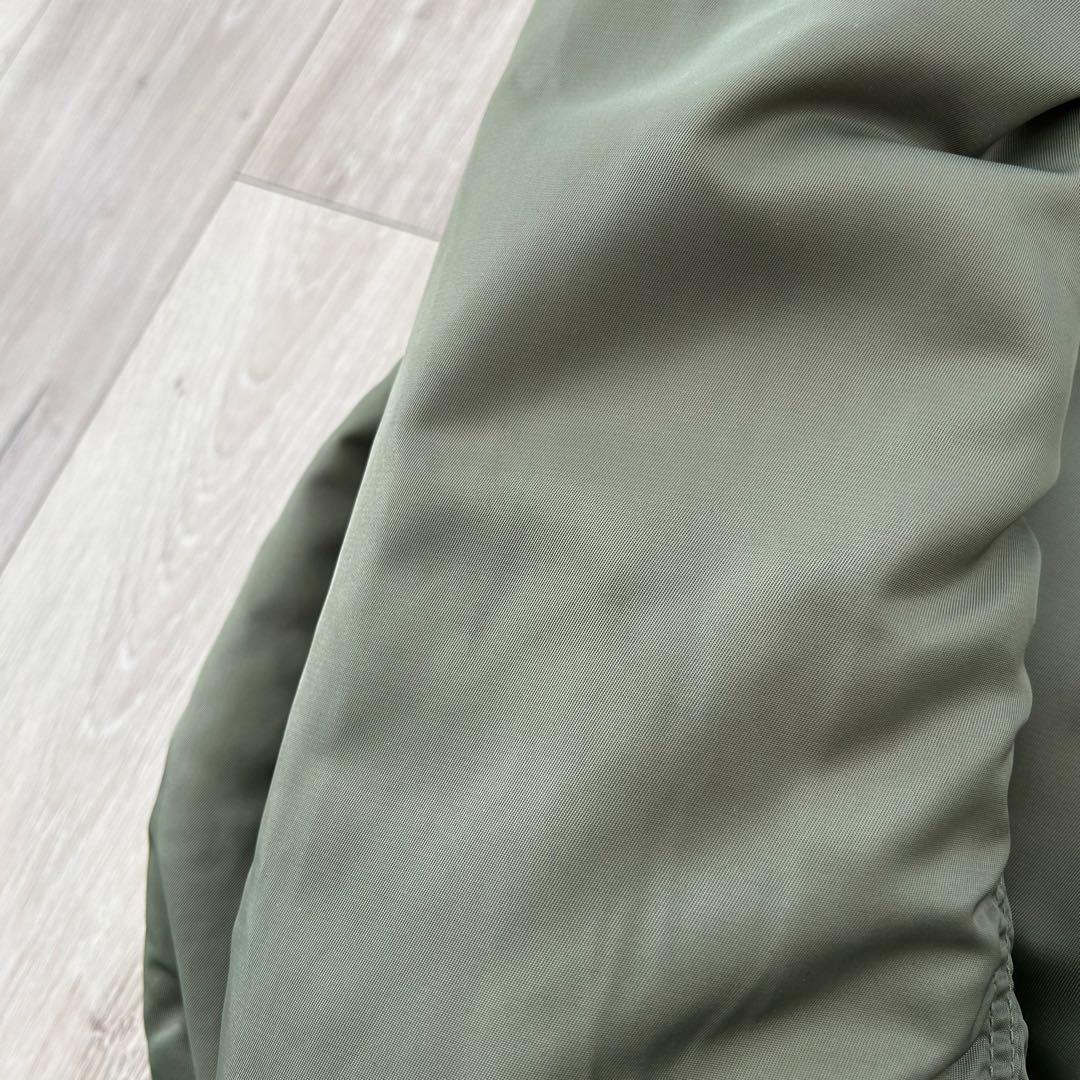 ドムドムハンバーガー MA1 フライトジャケット ミリタリージャケットFオリーブ