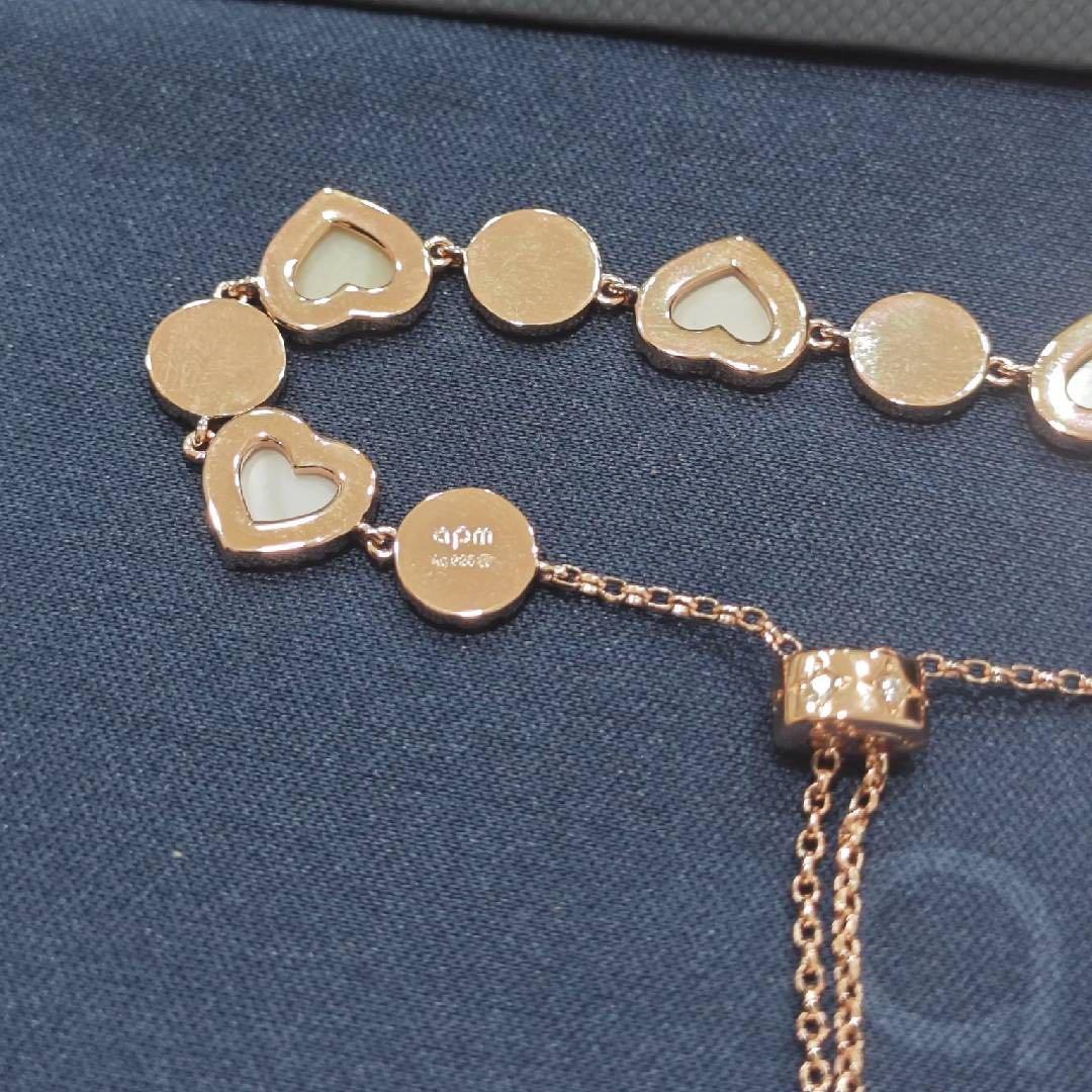 【APM Monaco 】ローズゴールド ブレスレット