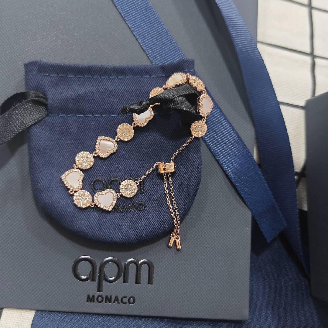 【APM Monaco 】ローズゴールド ブレスレット