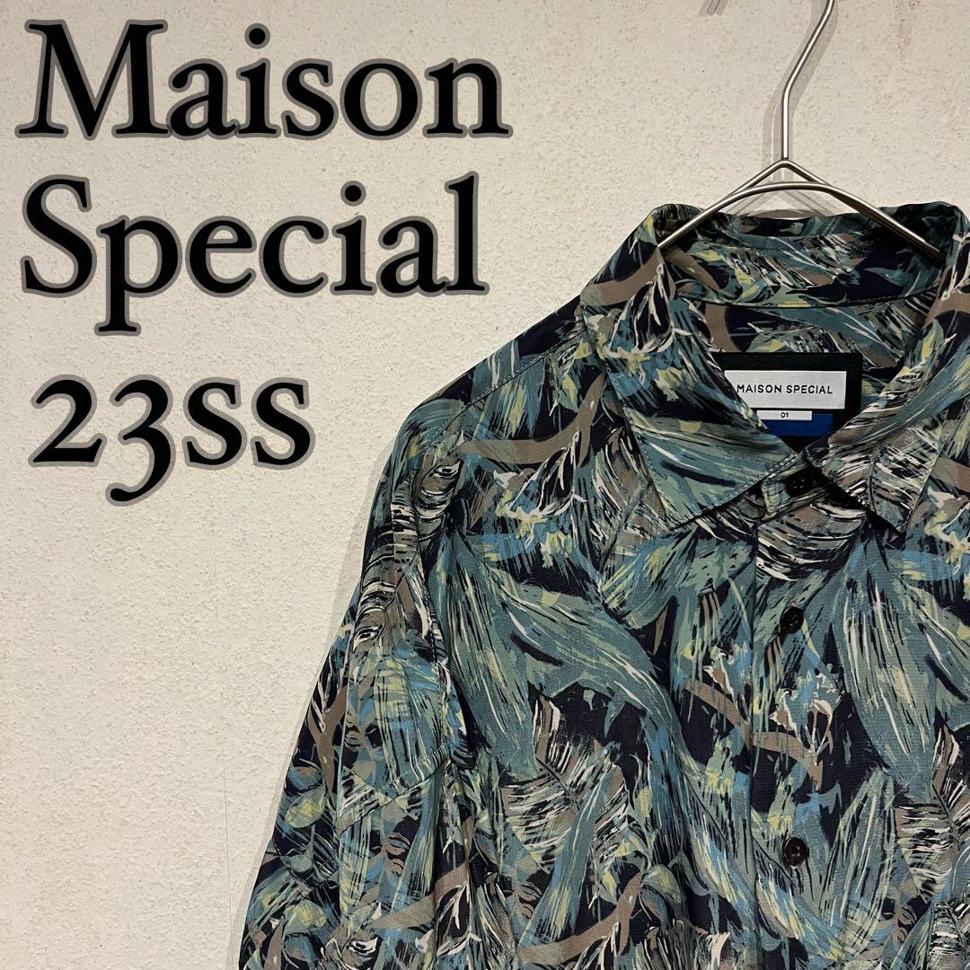 Maison Special 23ss ボタニカルプライムオーバーシャツ