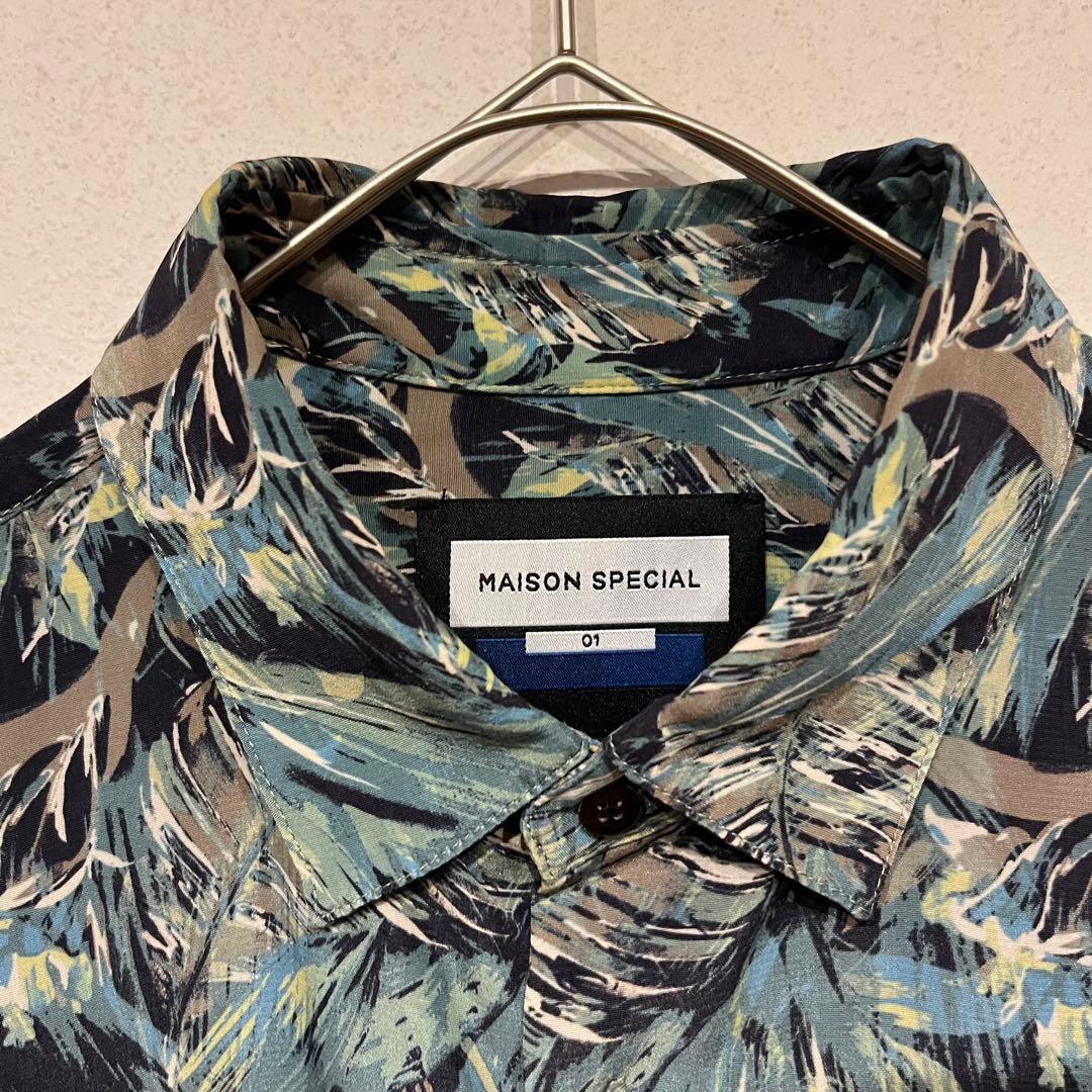Maison Special 23ss ボタニカルプライムオーバーシャツ