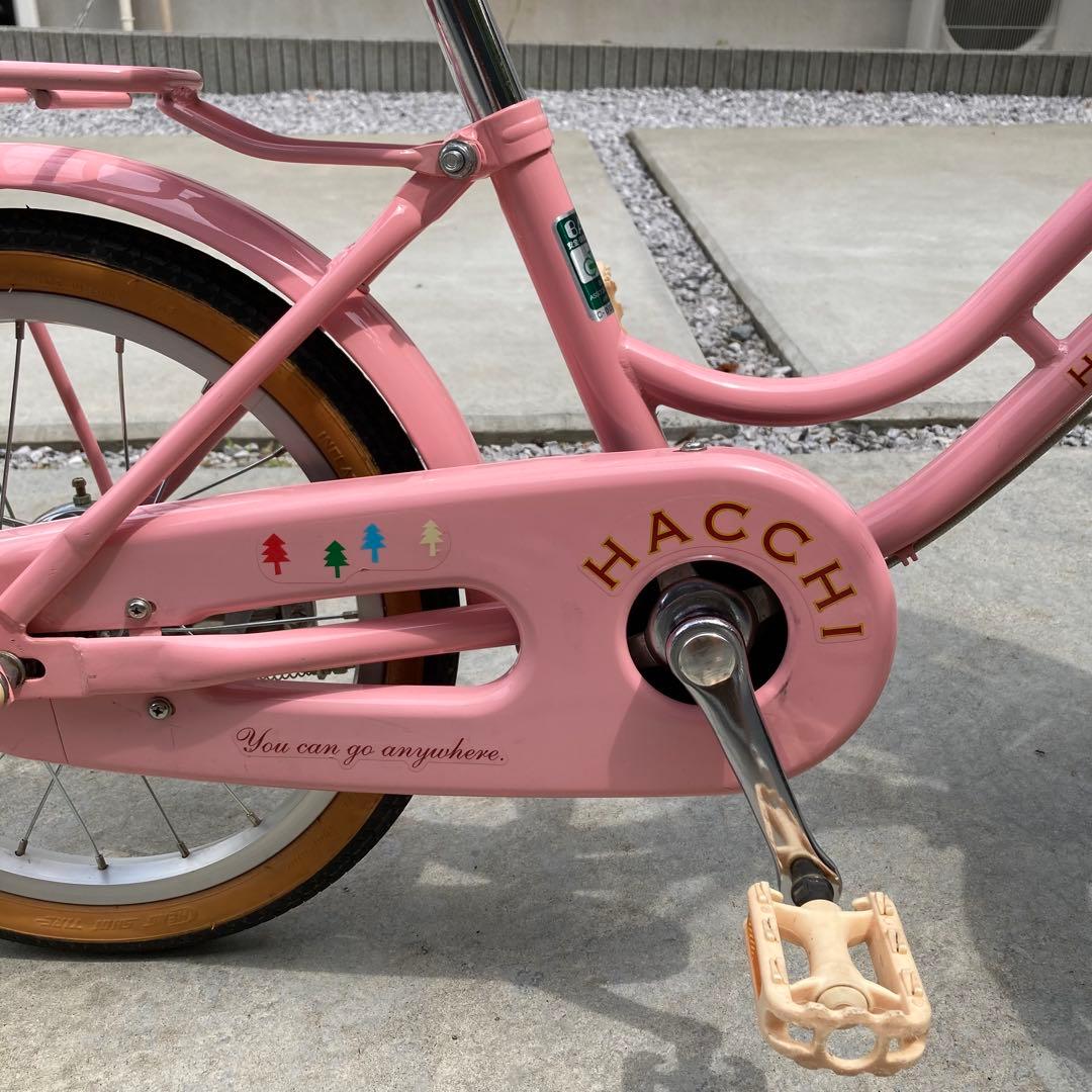 【引取限定】16インチ　キッズ自転車　ブリヂストン　ピンク　HACCHI ハッチ