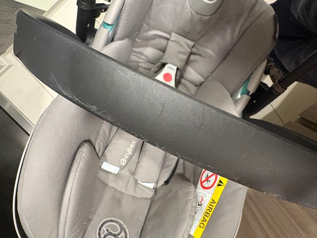 cybex チャイルドシート グレー 取り付け用アダプター トラベルシステム