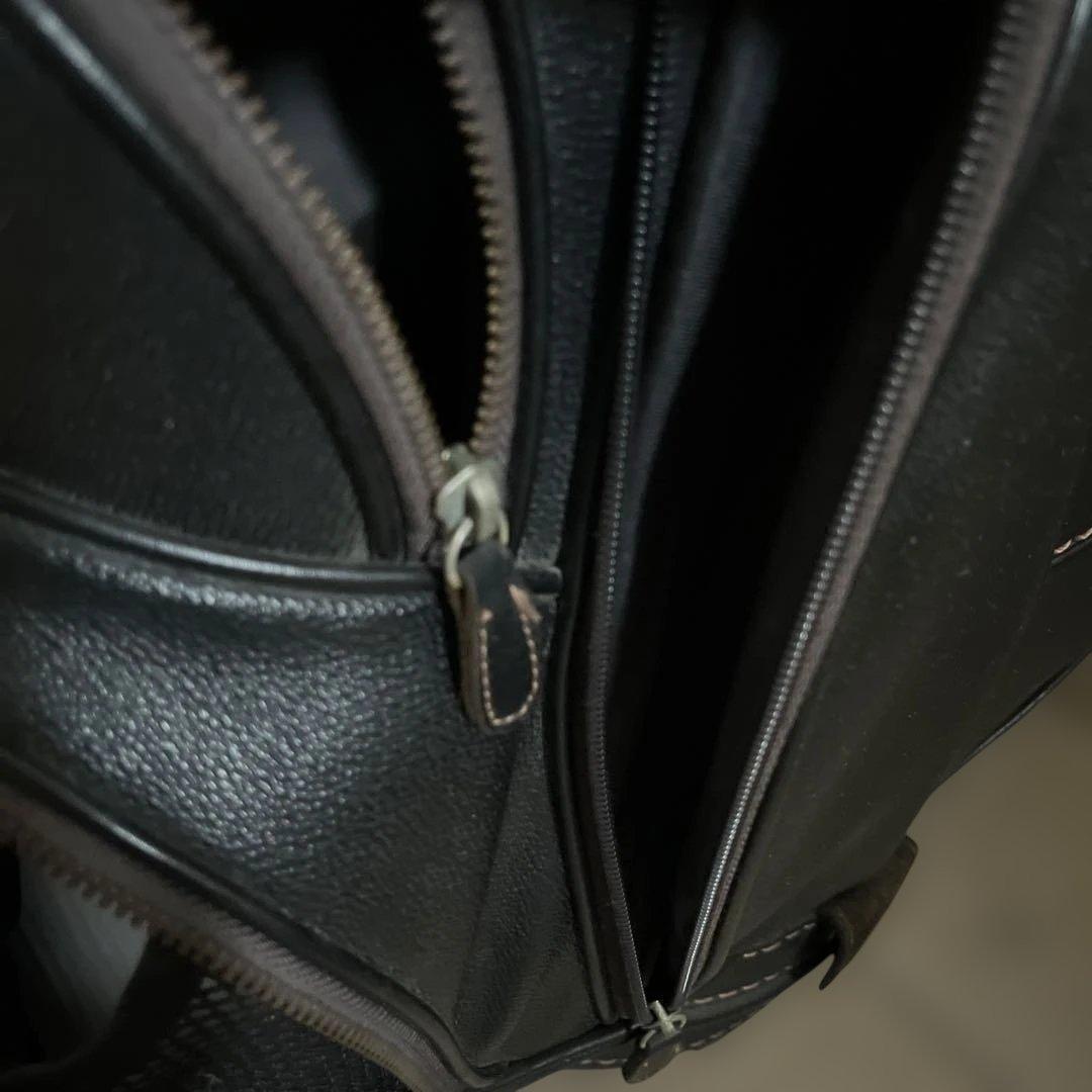 BURBERRY GOLF 黒 レザー キャディバッグ