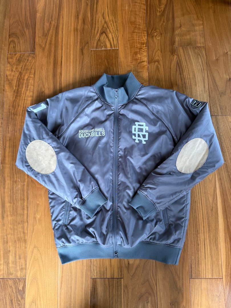 【綺麗め】rough&swell 中綿ジャンバー　M グレー