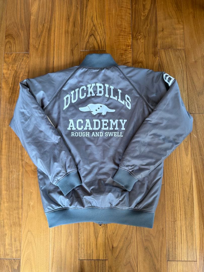 【綺麗め】rough&swell 中綿ジャンバー　M グレー