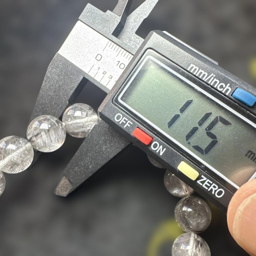 【高品質】プラチナルチルブレスレット　約11.5mm