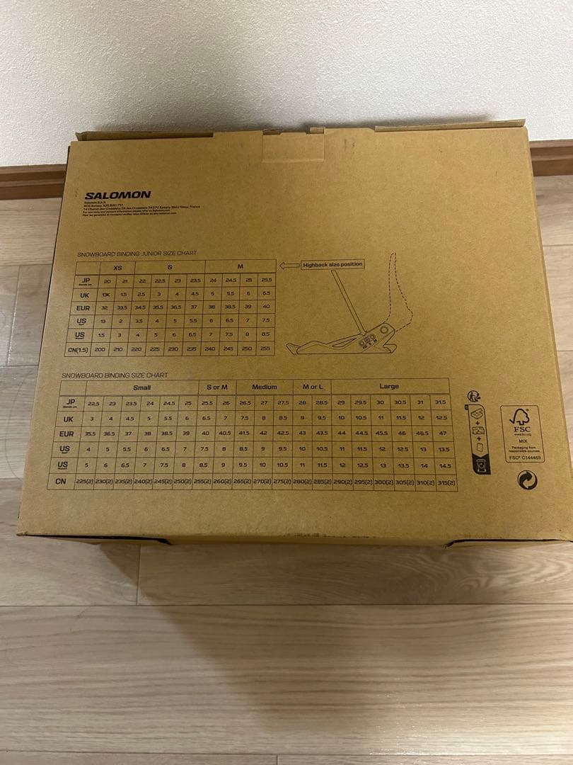 SALOMON ビンディング サイズM 送料無料