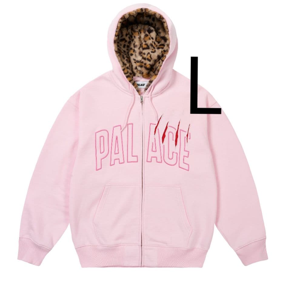 L 即発送 PALACE CLAW ZIP HOOD LUSH FLUSH - メルカリ