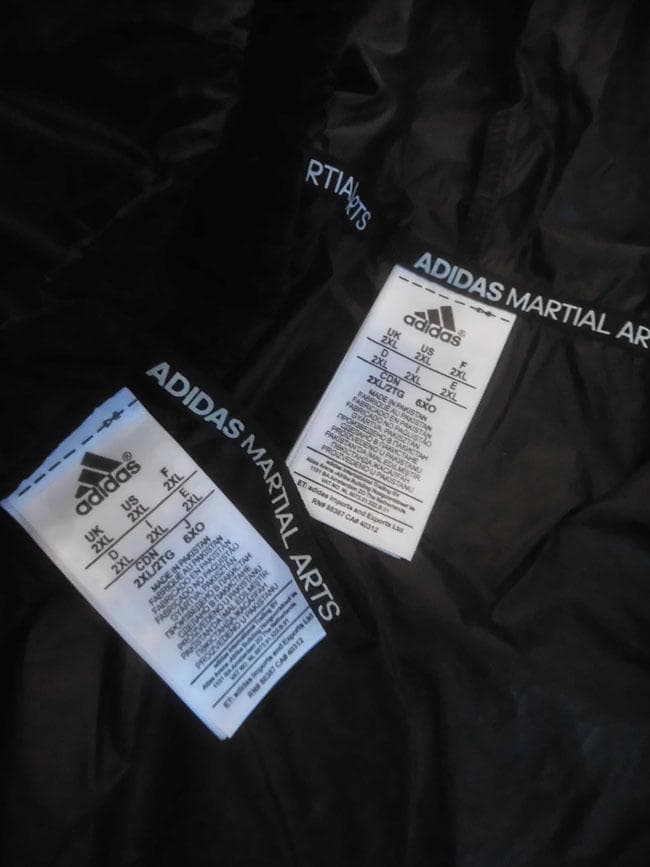 新品 アディダス MARTIAL ARTS サウナスーツ 上下セット 2XL 黒