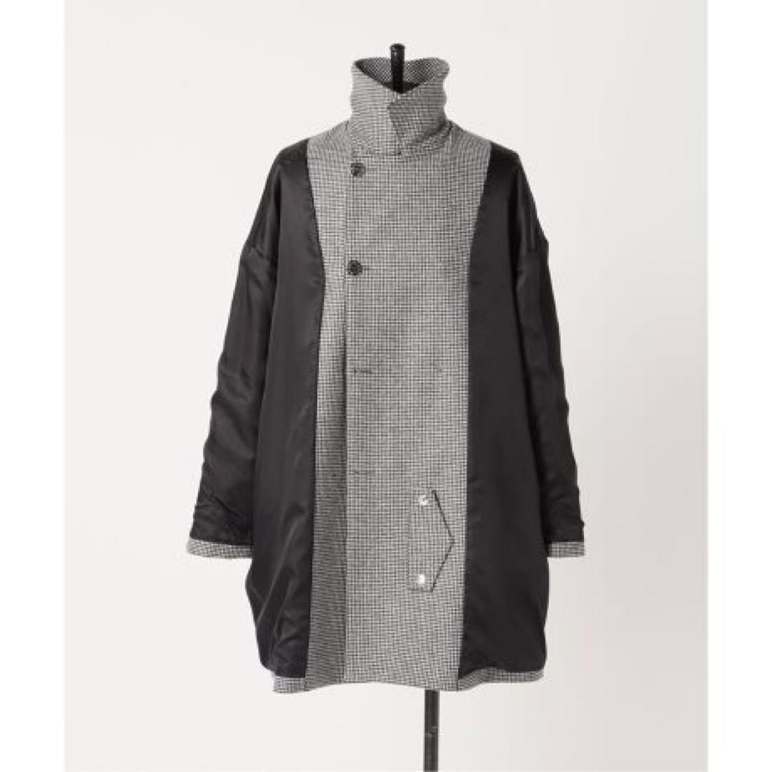 試着のみ】マッキントッシュ ハンビー ハウンドトゥース グレー ダブル