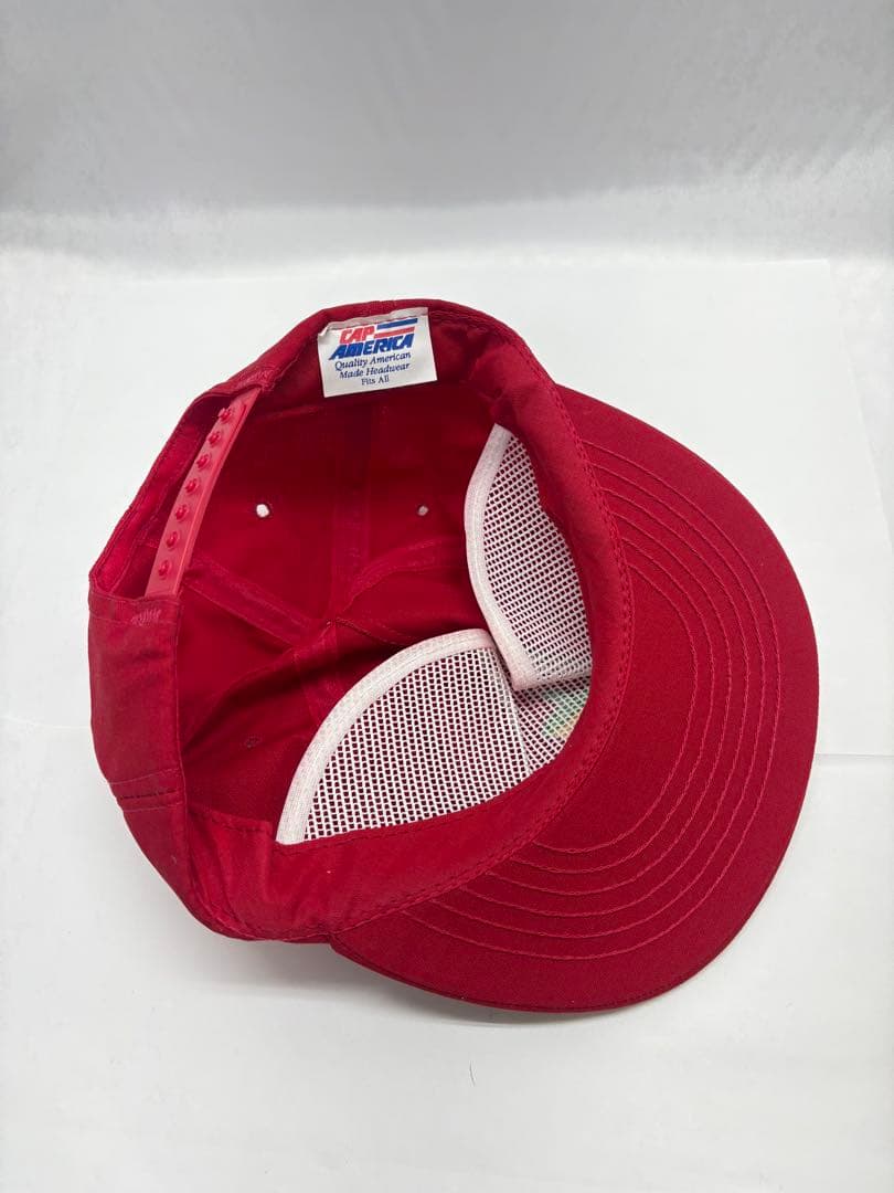 む*ぎ様 希少 Apple レインボーロゴ 90's キャップ USA製