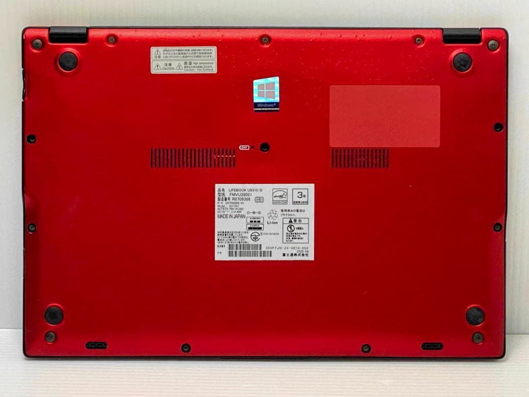 バ*ズ様 ガーネットレッド 第10世代Core i5 LIFEBOOK U931