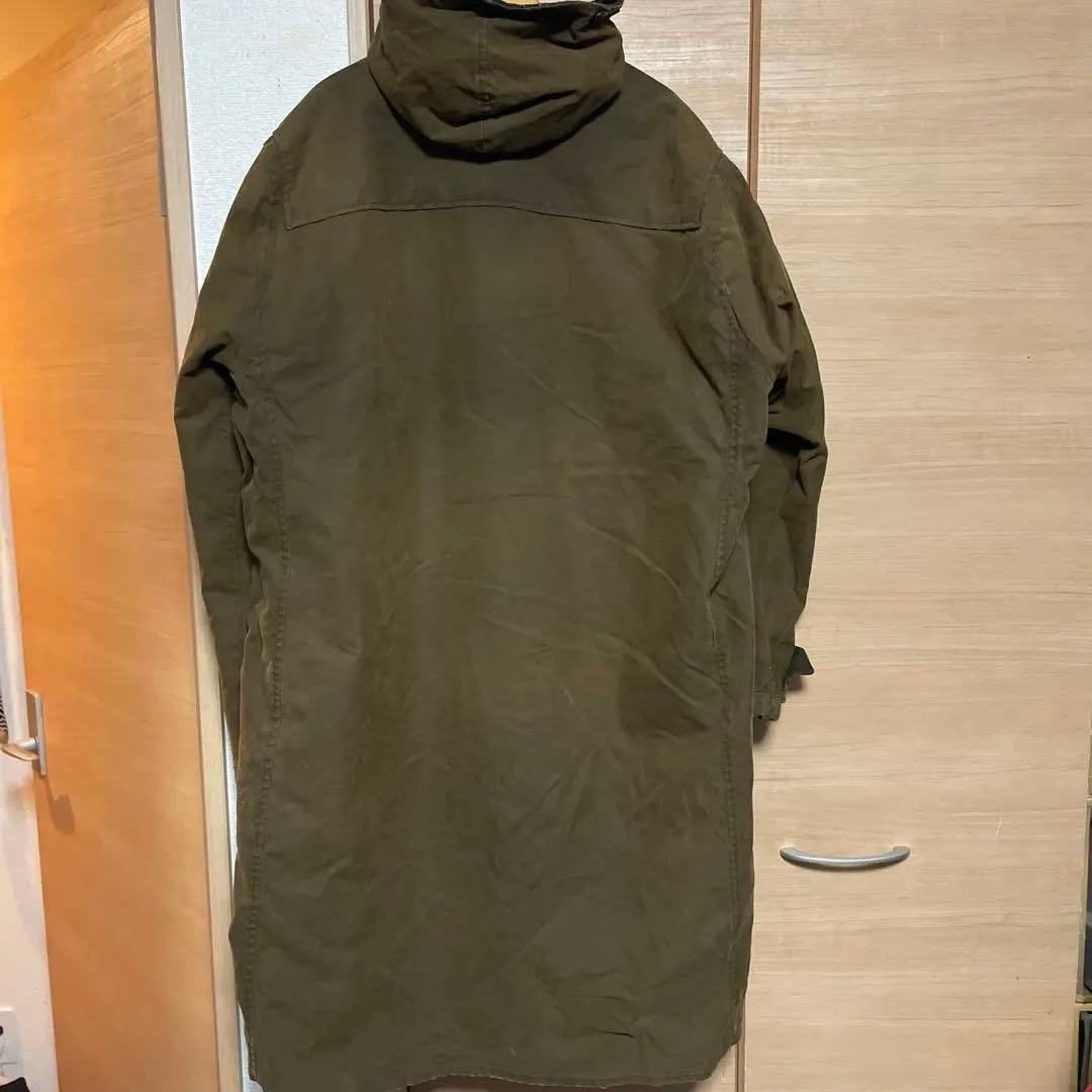 00年代 英国製 Barbour バブアー ワックスコットン ダッフルコート