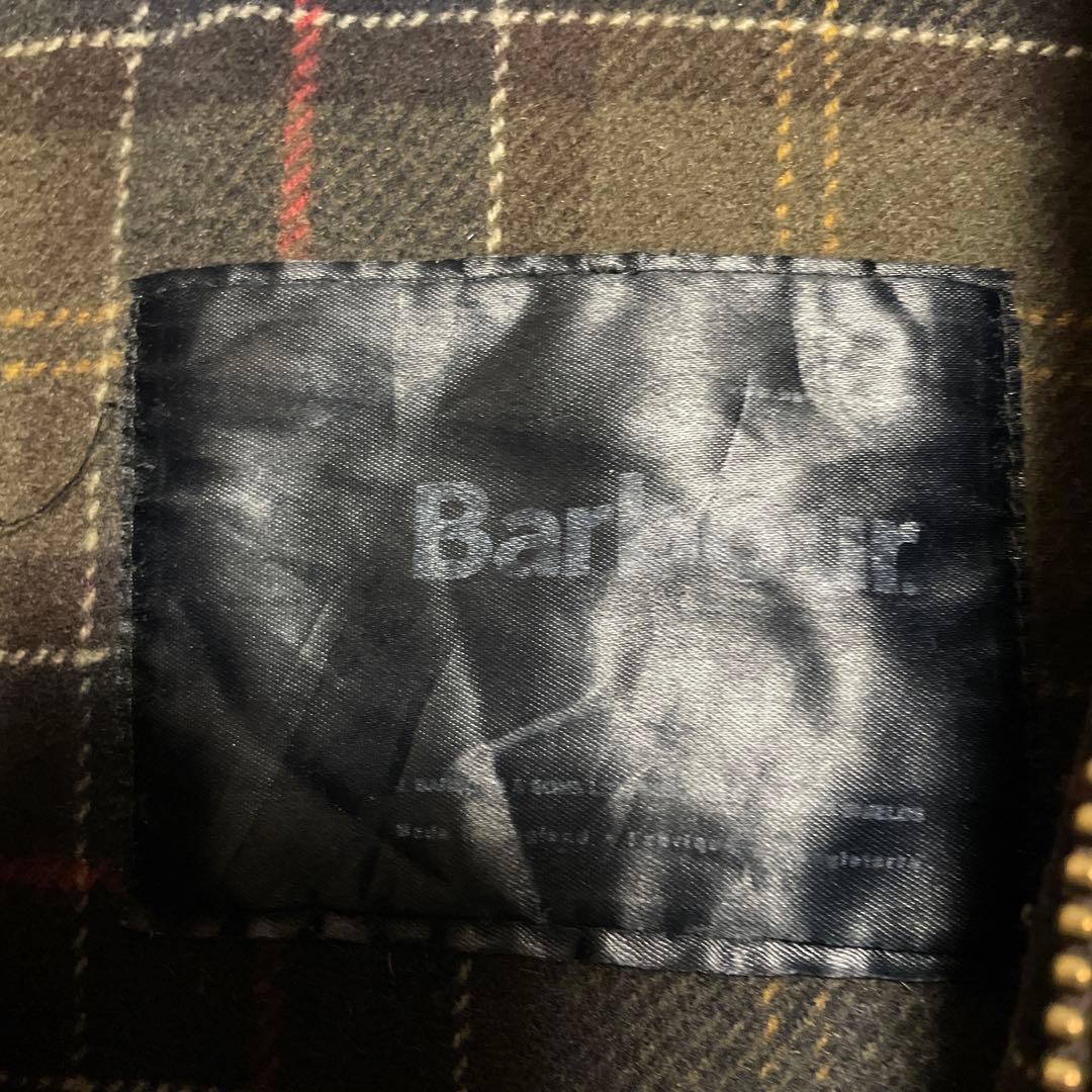 00年代 英国製 Barbour バブアー ワックスコットン ダッフルコート