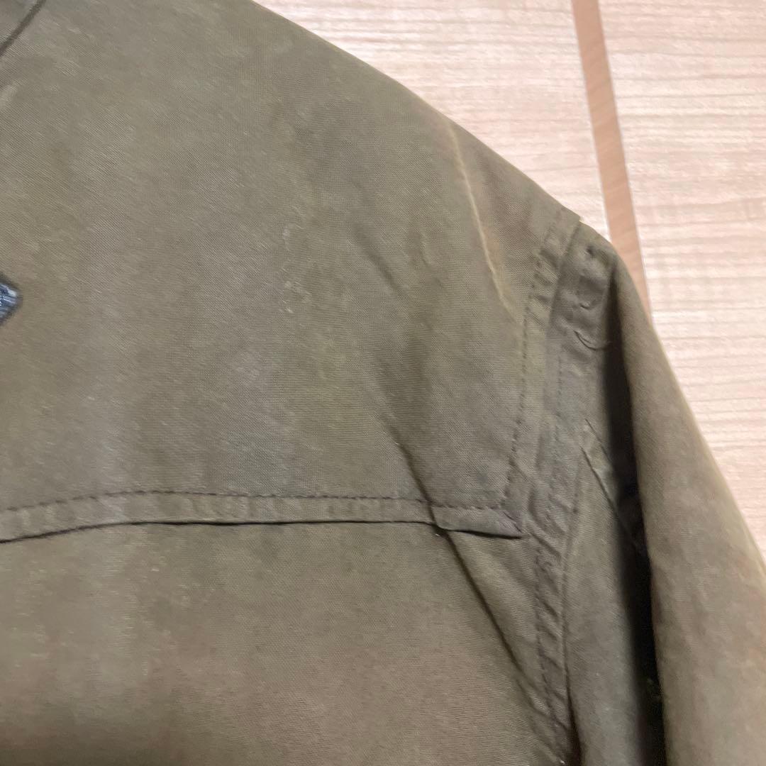 00年代 英国製 Barbour バブアー ワックスコットン ダッフルコート