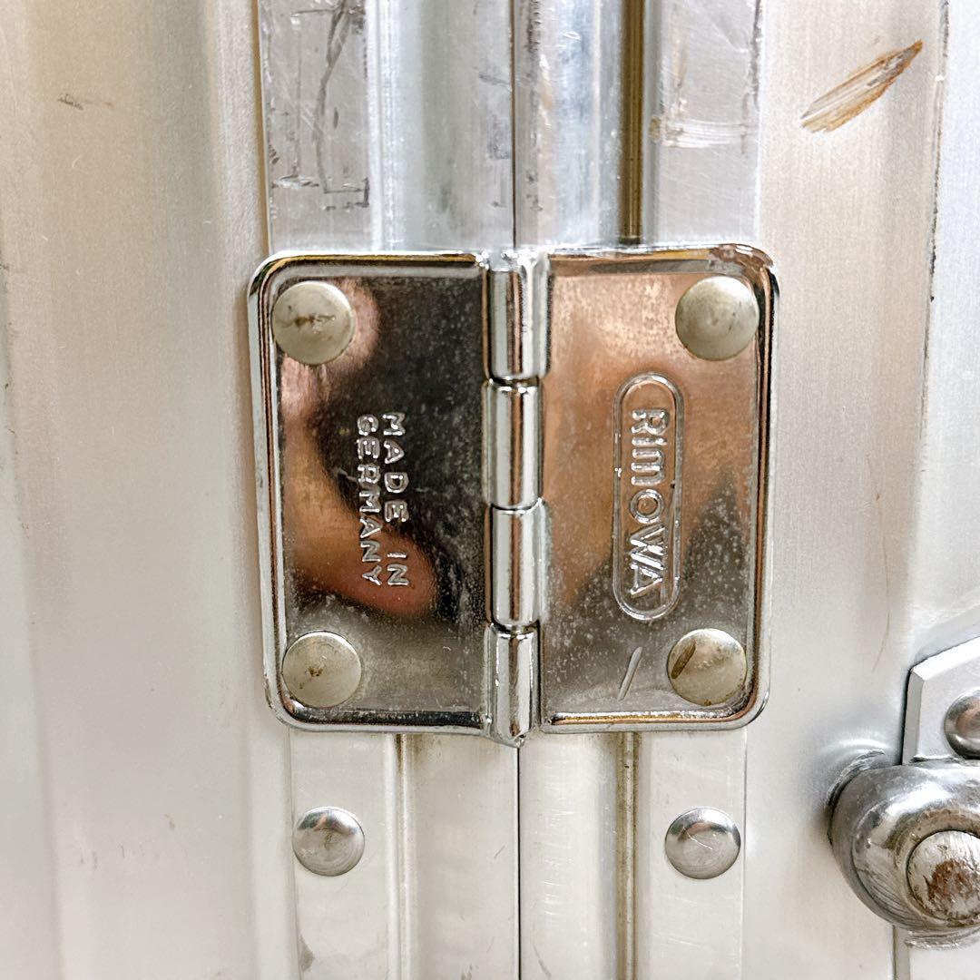 希少】 RIMOWA 929.70 2輪ローリングトロリー ビンテージ 青ロゴ