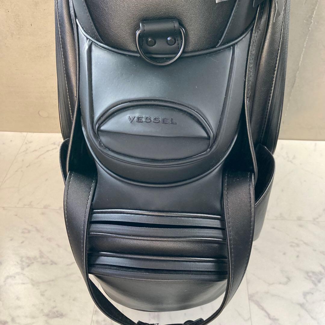 ⛳️新品並 VESSEL PRIME Staff ベゼル キャディバッグ 黒