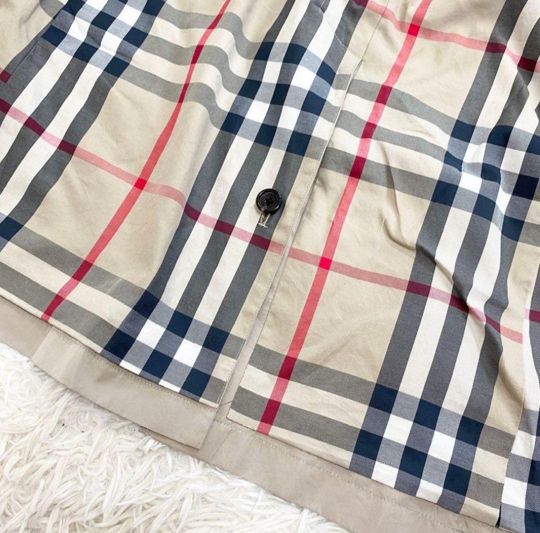 【極美品・XL】バーバリー ステンカラーコート メガチェック オーバーサイズ