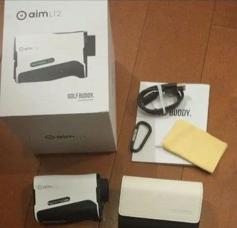 GOLF BUDDY aim L12 ゴルフ用距離計　ゴルフバディ　美品