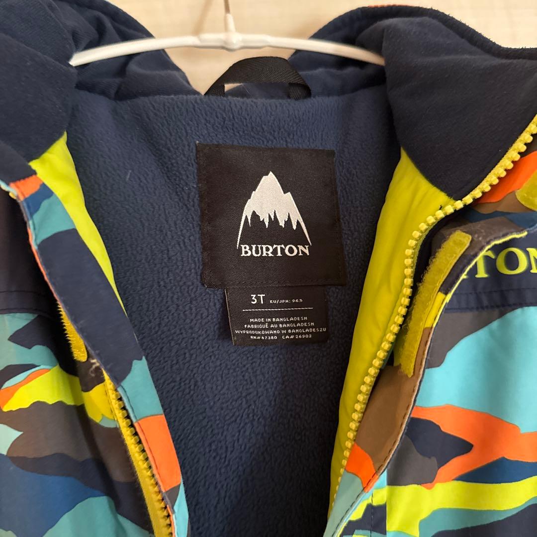 BURTON バートン　上下セット　3歳　3T 100cm スノボ　スキーウェア