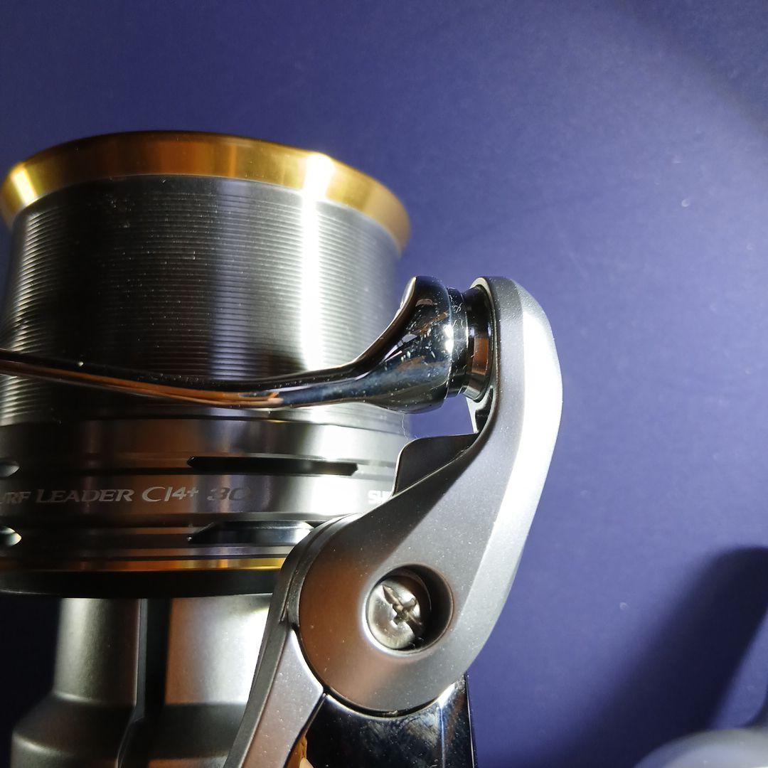 シマノ 18 サーフ リーダーC14+30 細糸 使用 極細 スプール付き