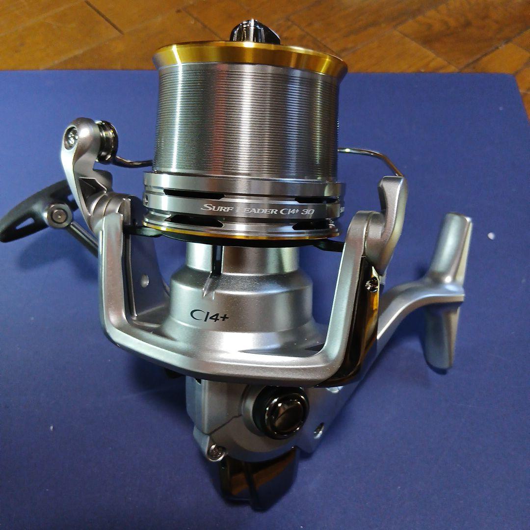 シマノ 18 サーフ リーダーC14+30 細糸 使用 極細 スプール付き