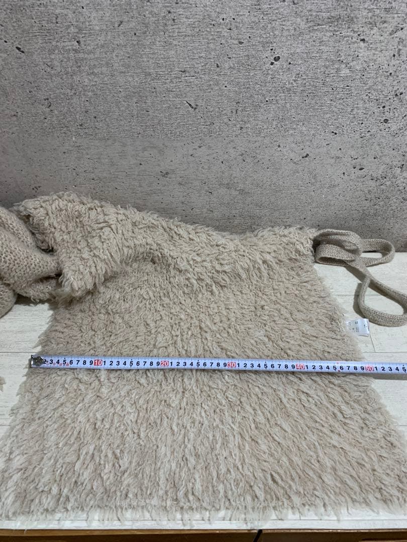 venit カーリー カシミヤ ストール ベージュ - メルカリ