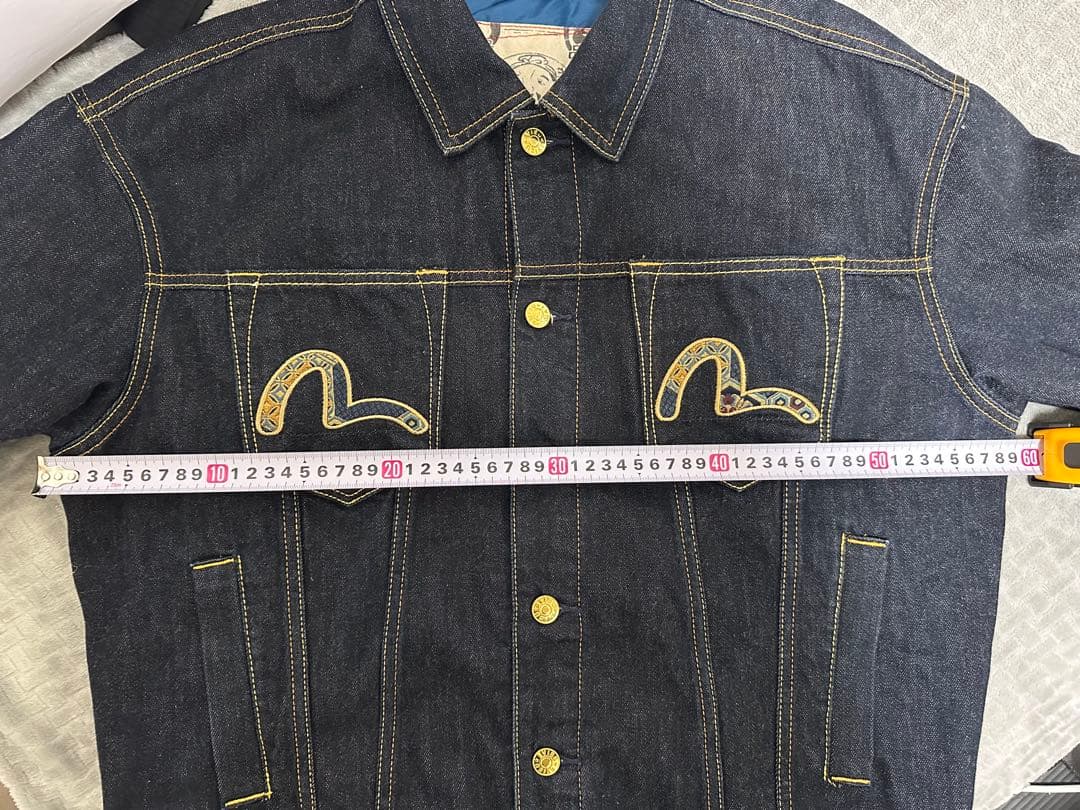 EVISU 刺繍デザイン デニムジャケット