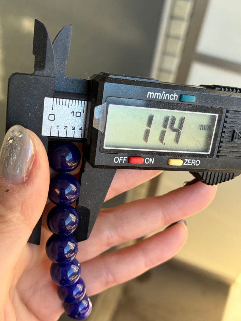 極上✨ロイヤルブルー　旧鉱山アフガニスタン産ラピスラズリのブレスレット