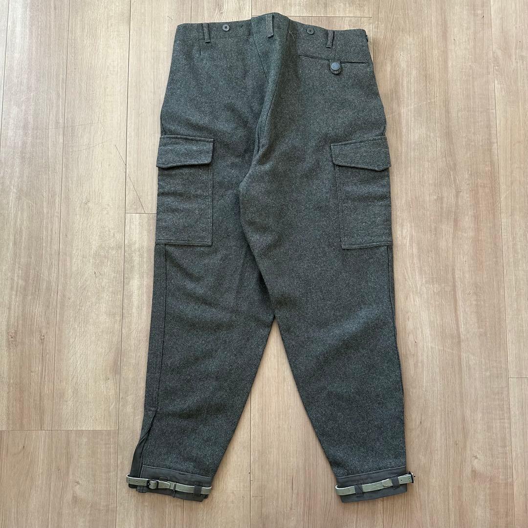 【未使用】70s スウェーデン軍　M39 ウールカーゴパンツ　ミリタリー　実物