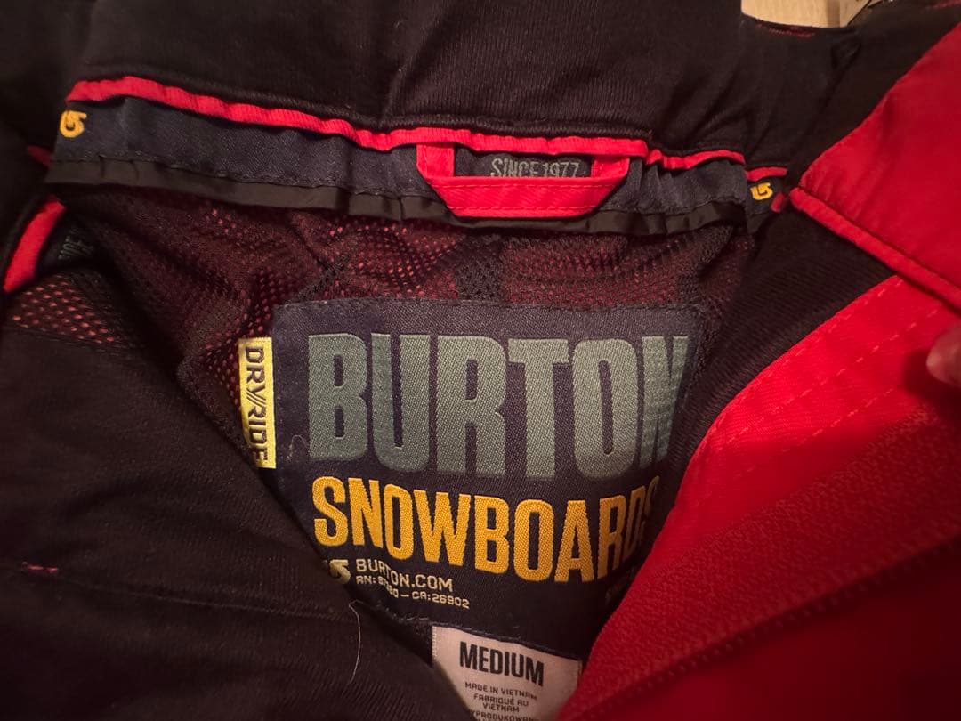 BURTON スキー・スノーボードウェア上下セット