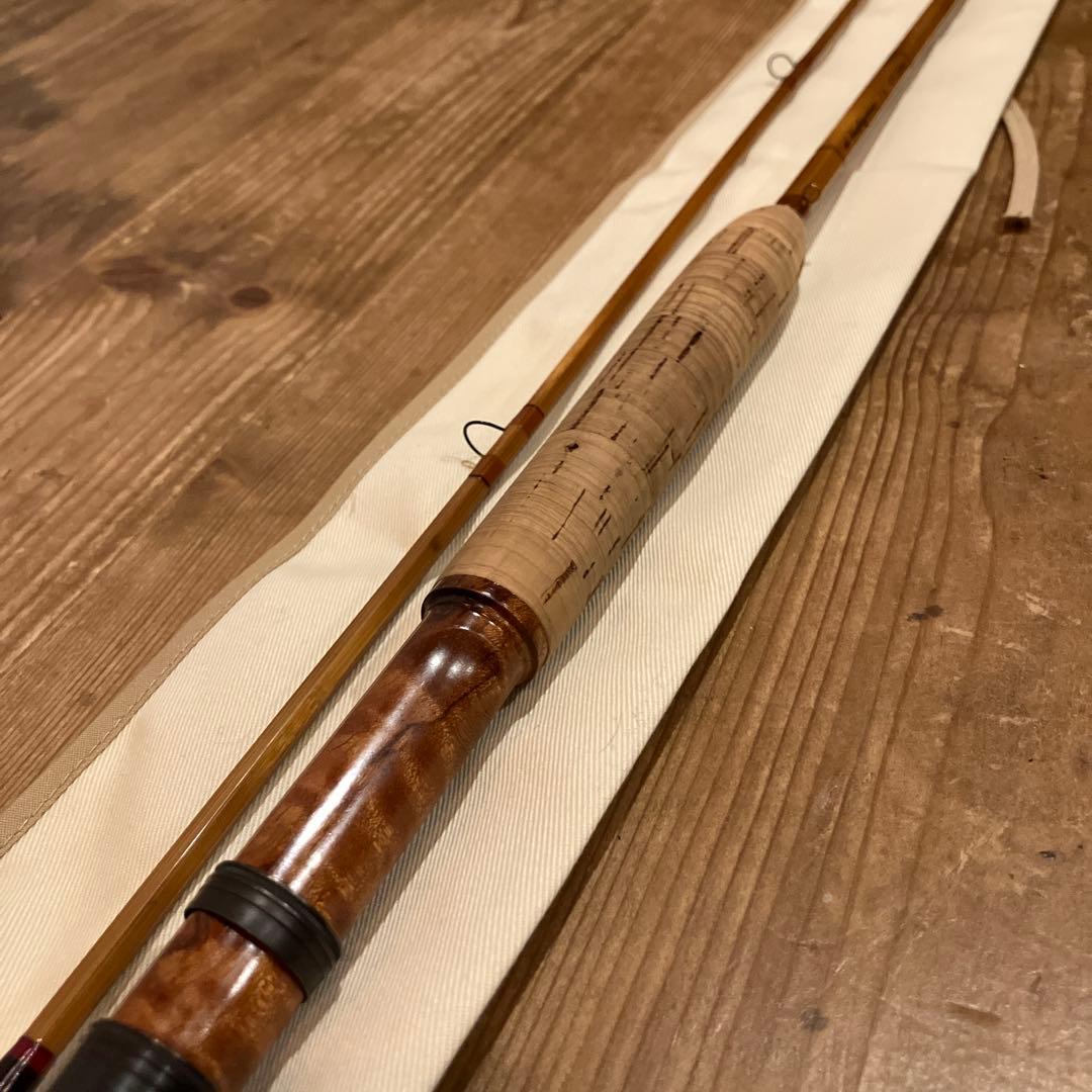 H. Kashiyama 7'6\" フライバンブーロッド #4ライン